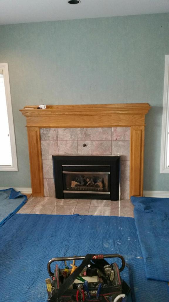 Before: Ordinary Fireplace